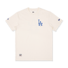 MLB COOPERSTOWN LOS ANGELES DODGERS HAND DRAWING IVORY SHORT SLEEVE T-SHIRT