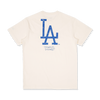 MLB COOPERSTOWN LOS ANGELES DODGERS HAND DRAWING IVORY SHORT SLEEVE T-SHIRT