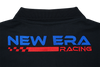 NEW ERA RACING BLACK SHORT SLEEVE POLO SHIRT