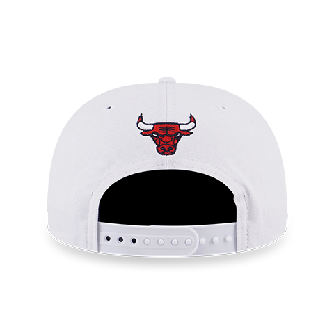 NBA MASCOT CHICAGO BULLS WHITE GOLFER CAP