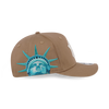 STATUE OF LIBERTY NEW YORK YANKEES KHAKI 9FIFTY STRETCH SNAP CAP