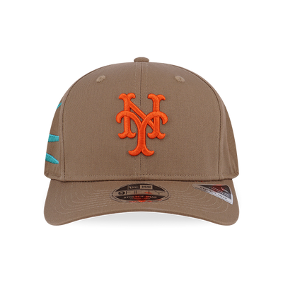 STATUE OF LIBERTY NEW YORK METS KHAKI 9FIFTY STRETCH SNAP CAP