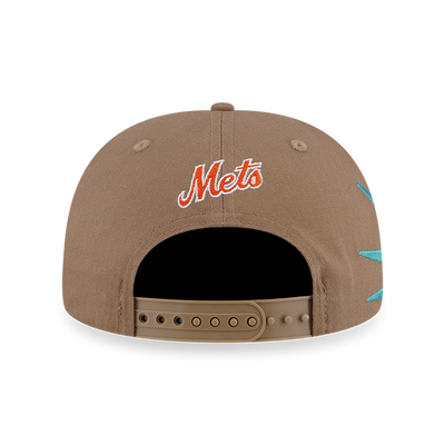 STATUE OF LIBERTY NEW YORK METS KHAKI 9FIFTY STRETCH SNAP CAP