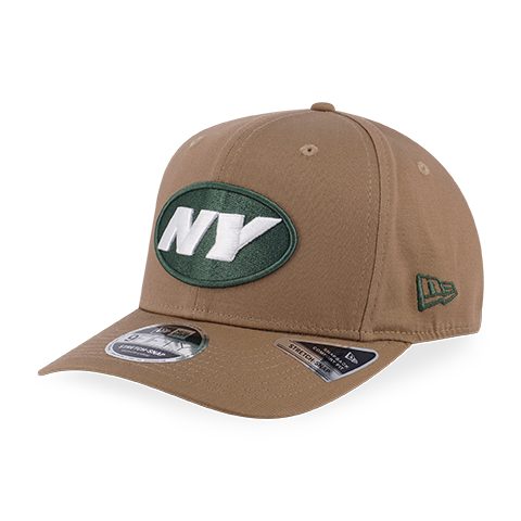 STATUE OF LIBERTY NEW YORK JETS KHAKI 9FIFTY STRETCH SNAP CAP