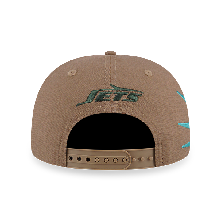 STATUE OF LIBERTY NEW YORK JETS KHAKI 9FIFTY STRETCH SNAP CAP