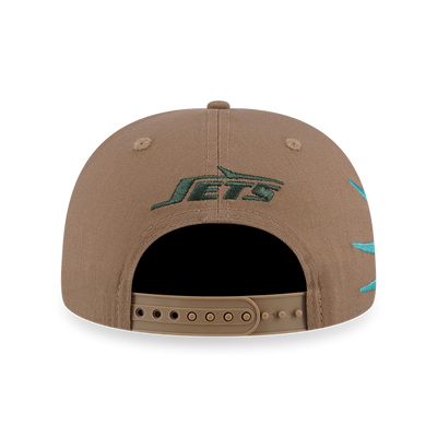 STATUE OF LIBERTY NEW YORK JETS KHAKI 9FIFTY STRETCH SNAP CAP