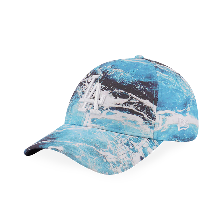 NEW ERA VACATION CLUB LOS ANGELES DODGER BLUE WAVE PATTERN 9FORTY UNST CAP