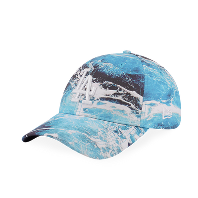 NEW ERA VACATION CLUB LOS ANGELES DODGER BLUE WAVE PATTERN 9FORTY UNST CAP