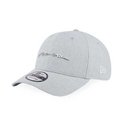 NEW ERA HANDWRITTEN METAL BADGE OPEN BLUE 9FORTY CAP