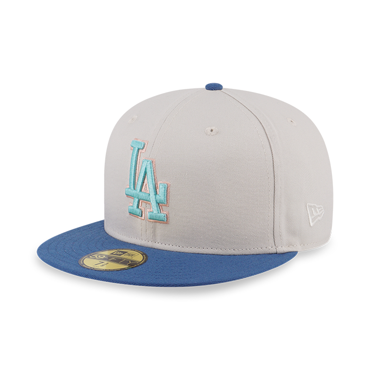 59FIFTY PACK - OCEAN DRIVE LOS ANGELES DODGERS HEATHER GRAY 59FIFTY CAP