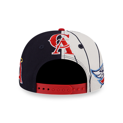 MLB ANAHEIM ANGELS COOPERSTOWN LOGO PINWHEEL MULTI COLOR KIDS 9FIFTY CAP