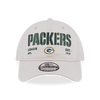 GREEN BAY PACKERS STADIUM TICKET IVORY 9FORTY UNST CAP