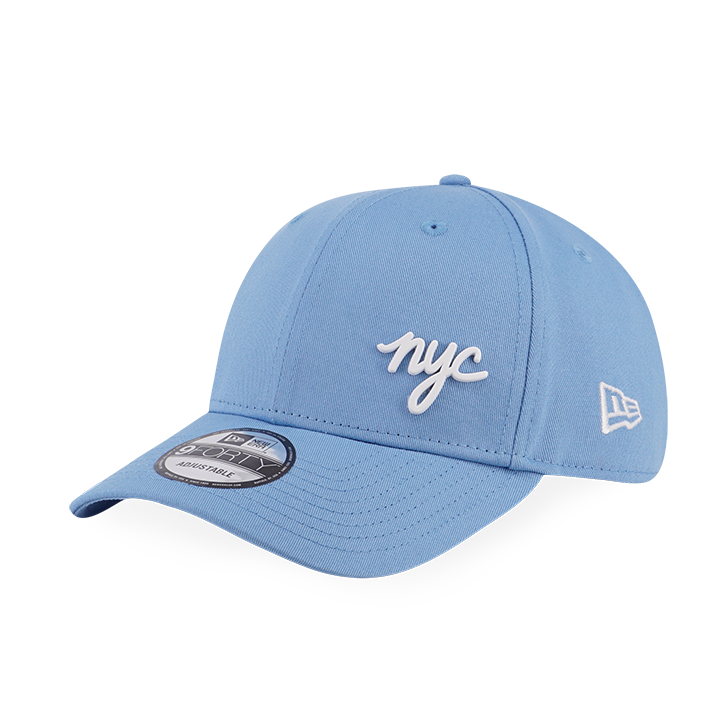 NEW ERA NYC METAL BADGE CAROLINA BLUE 9FORTY CAP