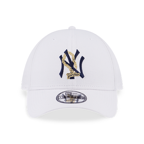 NEW YORK YANKEES MLB CHAIN WHITE 9FORTY CAP