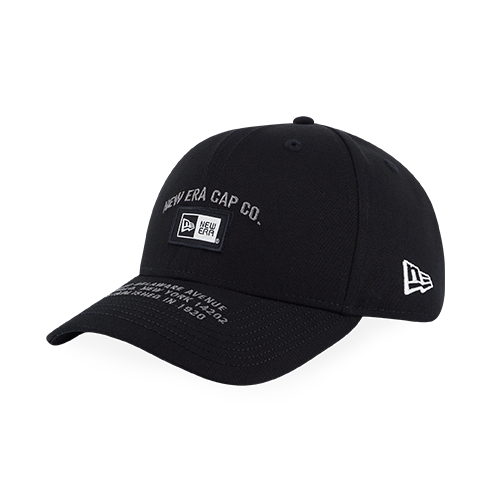 NEW ERA LABEL BLACK 9FORTY CAP