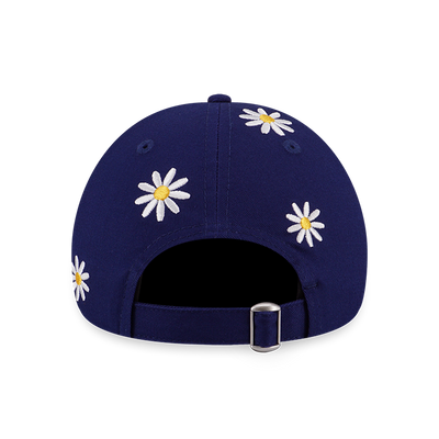 LOS ANGELES DODGERS FLOWER EMBROIDERY DARK ROYAL 9FORTY CAP