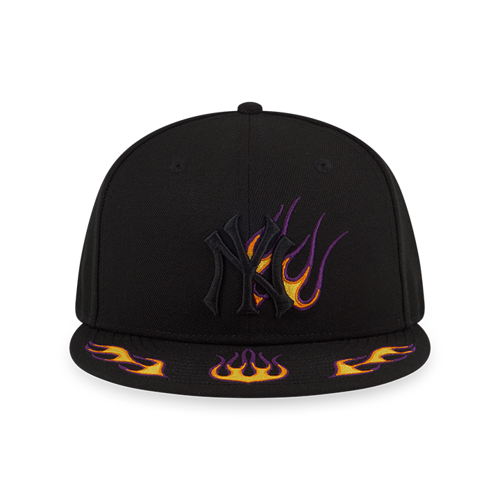 NEW YORK YANKEES FLAME BLACK 59FIFTY CAP