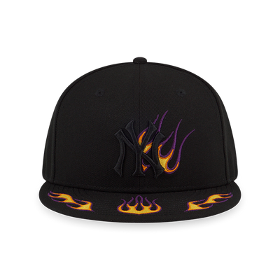NEW YORK YANKEES FLAME BLACK 59FIFTY CAP