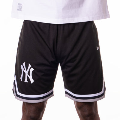 NEW YORK YANKEES OVERSIZED NAVY BASKETBALL CORD SHORTS