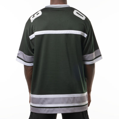 NEW YORK JETS OVERSIZED DARK GREEN MESH SHORT SLEEVE T-SHIRT