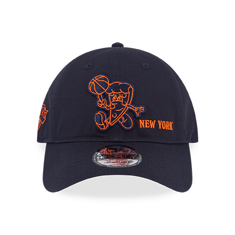 NEW YORK KNICKS CITY VIBE-NY CARTOON NAVY 9FORTY UNST CAP