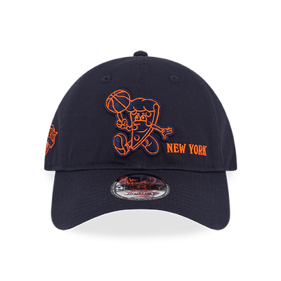 NEW YORK KNICKS CITY VIBE-NY CARTOON NAVY 9FORTY UNST CAP