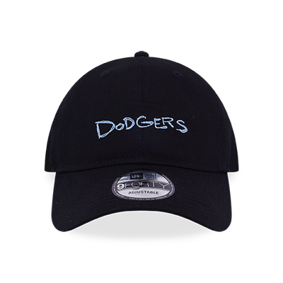 LOS ANGELES DODGERS LEAGUE SCRIBBLE BLACK 9FORTY UNST CAP