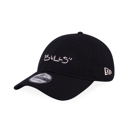 CHICAGO BULLS LEAGUE SCRIBBLE BLACK 9FORTY UNST CAP