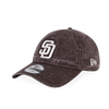 SAN DIEGO PADRES BROKEN WORLD-ACID WASH BROWN SUEDE 9FORTY UNST CAP