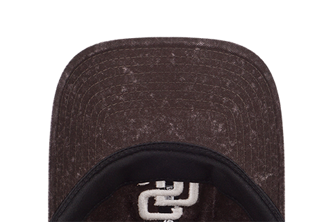 SAN DIEGO PADRES BROKEN WORLD-ACID WASH BROWN SUEDE 9FORTY UNST CAP