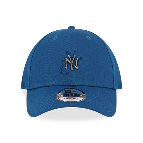 NEW YORK YANKEES MINI ROUGH METAL BADGE UNDERWATER BLUE 9FORTY CAP