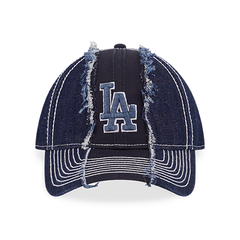 LOS ANGELES DODGERS BROKEN WORLD-DAMAGE DENIM DENIM 9FORTY CAP