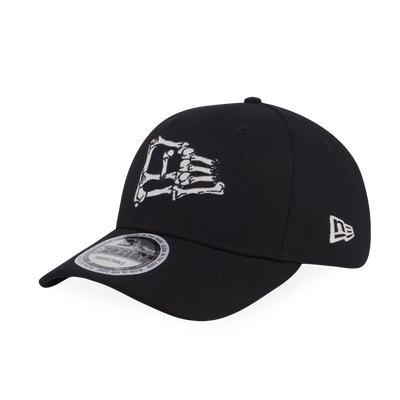 NEW ERA BROKEN WORLD-BONES BLACK 9FORTY CAP