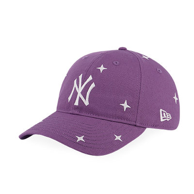 NEW YORK YANKEES OUTDOOR STAR GLOW IN THE DARK PURPLE DUSK 9TWENTY SMALL CAP