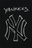 NEW YORK YANKEES LEAGUE SCRIBBLE BLACK SHORT SLEEVES T-SHIRT