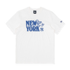 NEW YORK YANKEES CITY VIBE-NY CARTOON IVORY SHORT SLEEVE T-SHIRT