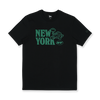 NEW YORK JETS CITY VIBE-NY CARTOON BLACK SHORT SLEEVE T-SHIRT