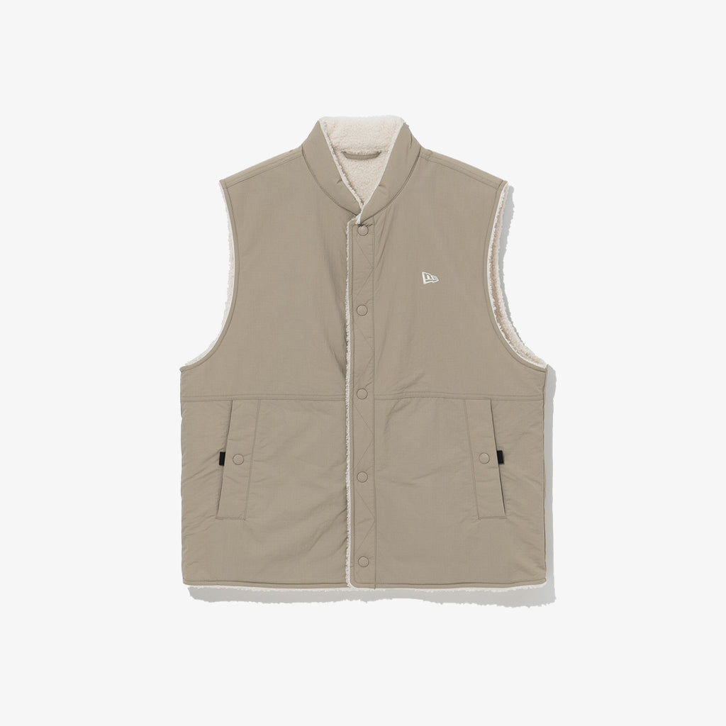 NEW ERA OUTDOOR REVERSIBLE BEIGE VEST