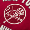 NEW YORK YANKEES DARK RED VARSITY BASEBALL JACKET