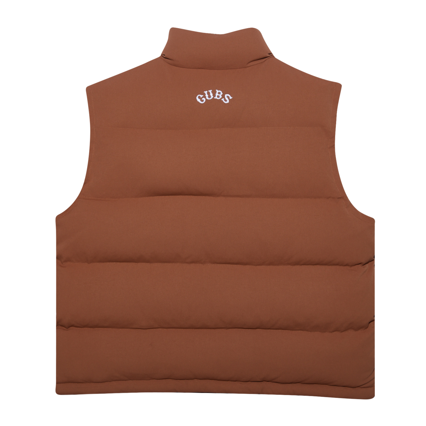 CHICAGO CUBS RETRO ACADEMIA BROWN PADDED VEST JACKET