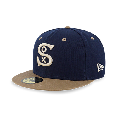 59FIFTY PACK - OCEAN KHAKI CHICAGO WHITE SOX COOPERSTOWN OCEANSIDE BLUE 59FIFTY CAP