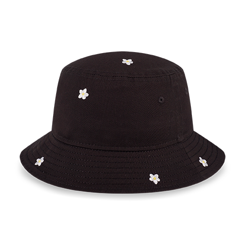 LOS ANGELES DODGERS MINI FLORAL BROWN SUEDE TAPERED BUCKET