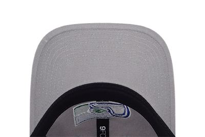SEATTLE SEAHAWKS NFL CANVAS WASH GRAY 9FORTY UNST CAP