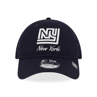 NEW YORK GIANTS NFL CANVAS WASH NAVY 9FORTY UNST CAP