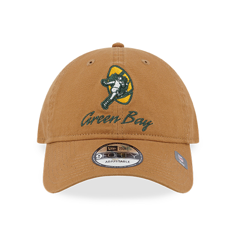 GREEN BAY PACKERS NFL CANVAS WASH JAPAN TAN 9FORTY UNST CAP