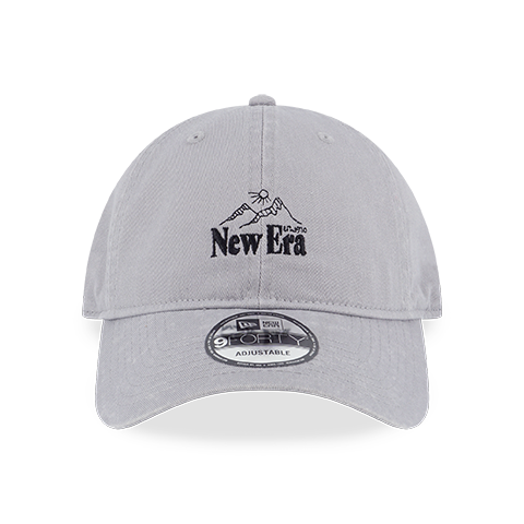 NEW ERA MOUNTAIN LOGO GRAY 9FORTY UNST CAP