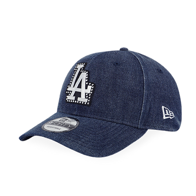 LOS ANGELES DODGERS STUDS INDIGO DENIM 9FORTY CAP