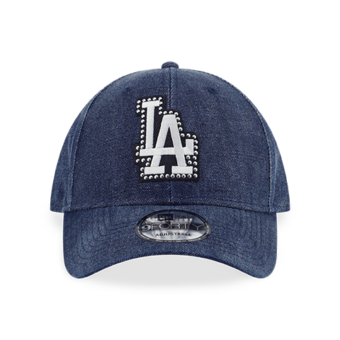 LOS ANGELES DODGERS STUDS INDIGO DENIM 9FORTY CAP