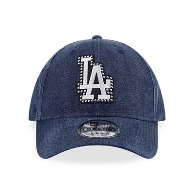 LOS ANGELES DODGERS STUDS INDIGO DENIM 9FORTY CAP