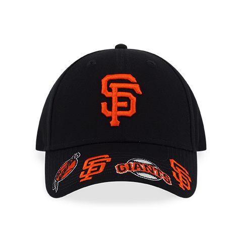 SAN FRANCISCO GIANTS MLB VISOR HIT BLACK 9FORTY CAP